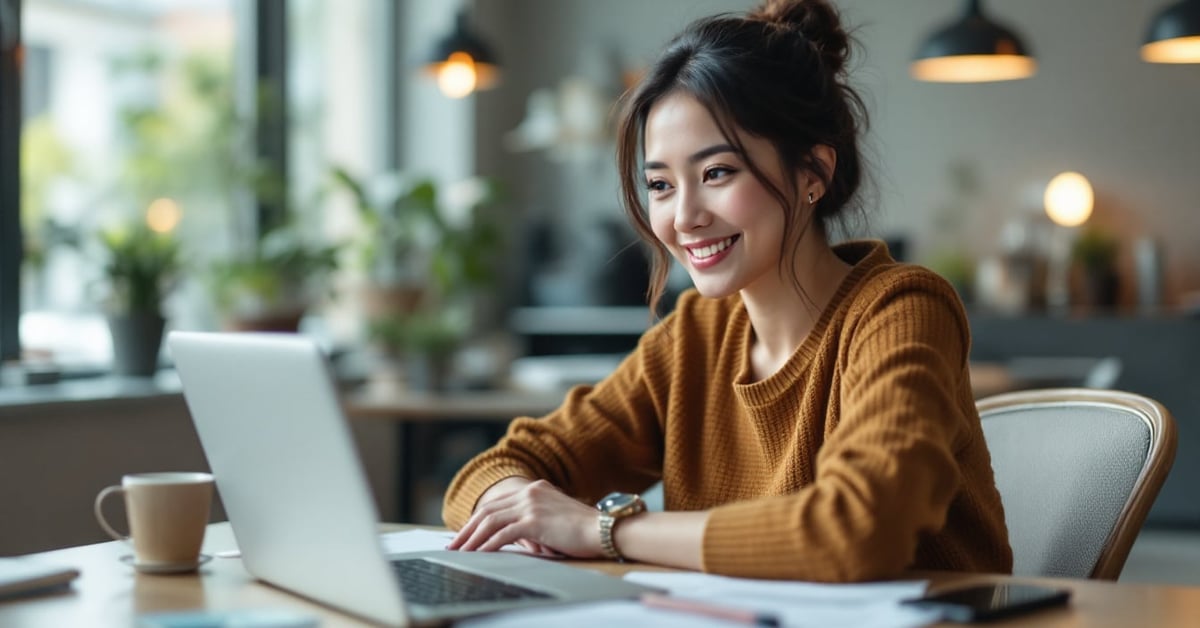 Auditeur financier analysant des documents comptables et des états financiers sur un bureau professionnel