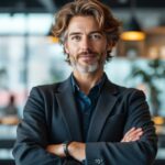 Poignée de main entre deux entrepreneurs lors d'une cession d'entreprise en salle de réunion moderne