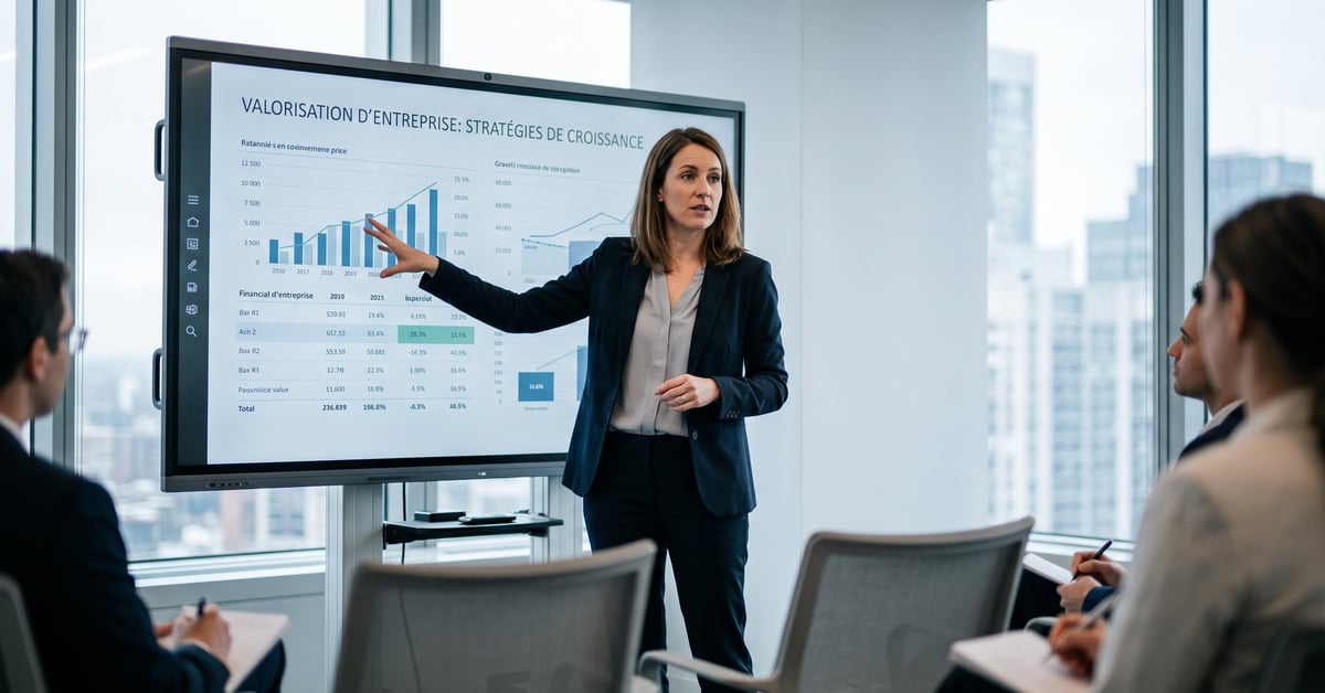 Valorisation entreprise : analyse financière et estimation de la valeur d'une société