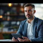 Exemple calcul valorisation entreprise : documents financiers et graphiques sur un bureau professionnel
