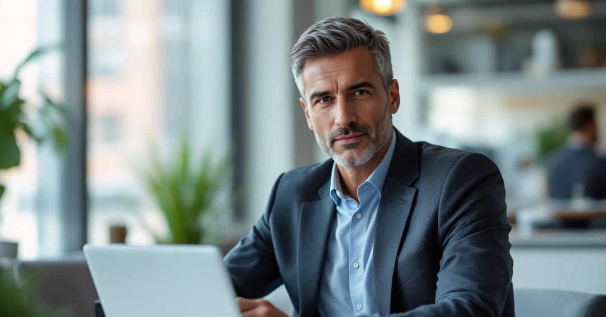 Formation audit financier : étudiant analysant des documents comptables dans un bureau moderne