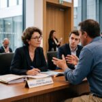 Un juge en robe noire dans un tribunal français – juge salaire et rémunération des magistrats