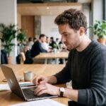 Jour ouvré définition : calendrier de travail avec jours ouvrés marqués sur un bureau professionnel